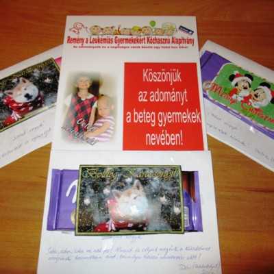 Érkeznek a „cipősdoboznyi szeretet” ajándékai és a csokoládék 2017 - alapítvány, adó 1%, támogatás