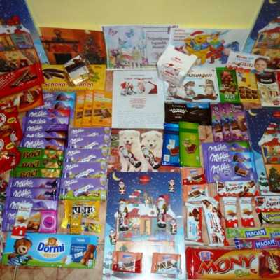 Érkeznek a „cipősdoboznyi szeretet” ajándékai és a csokoládék 2016 - alapítvány, adó 1%, támogatás