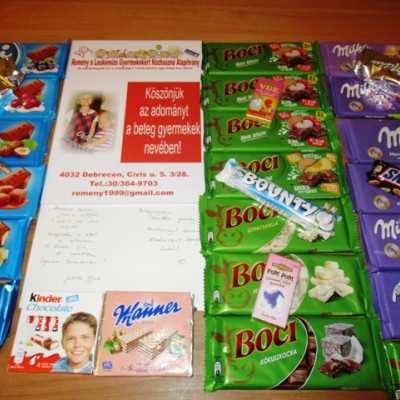 Érkeznek a „cipősdoboznyi szeretet” ajándékai és a csokoládék 2017 - alapítvány, adó 1%, támogatás