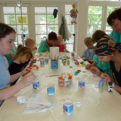 gipsz festés, hűtõmágnes készítés a Klinikán! - adó, 1%, alapítvány, támogatás