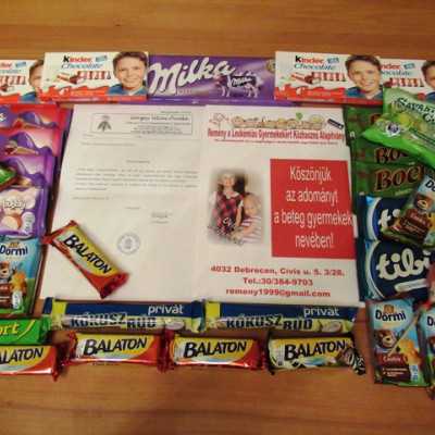 Érkeznek a „cipősdoboznyi szeretet” ajándékai és a csokoládék 2017 - alapítvány, adó 1%, támogatás