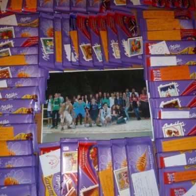 Gyűlnek a csokoládé adományok, üzenettel - adó, 1%, alapítvány, támogatás