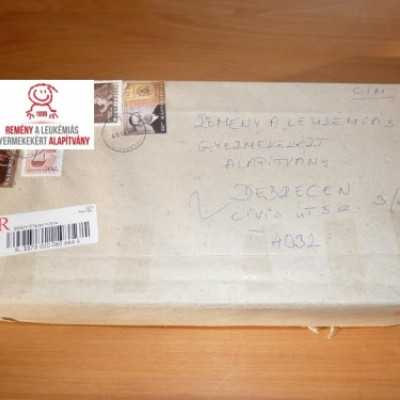 Gyűlnek a csokoládé adományok, üzenettel - adó, 1%, alapítvány, támogatás