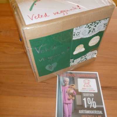 Gyűlnek a csokoládé adományok, üzenettel - adó, 1%, alapítvány, támogatás