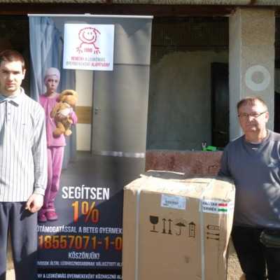 HAJDU Hajdúsági Ipari Zrt. adomány átadása - alapítvány, adó 1%, támogatás