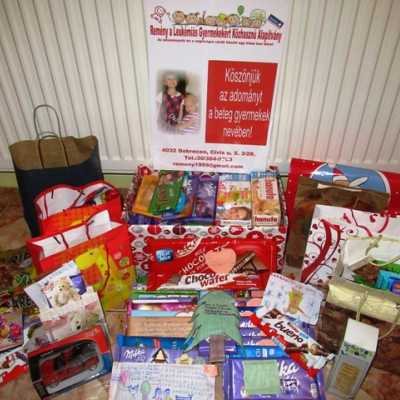 Érkeznek a „cipősdoboznyi szeretet” ajándékai és a csokoládék 2017 - alapítvány, adó 1%, támogatás