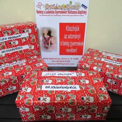 Érkeznek a „cipősdoboznyi szeretet” ajándékai és a csokoládék - alapítvány, adó 1%, támogatás