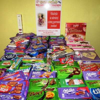 Érkeznek a „cipősdoboznyi szeretet” ajándékai és a csokoládék 2018 - alapítvány, adó 1%, támogatás