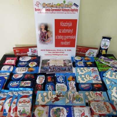 Érkeznek a „cipősdoboznyi szeretet” ajándékai és a csokoládék 2019 december - alapítvány, adó 1%, támogatás