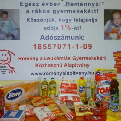 Hűtõgép átadása Békéscsabán - adó, 1%, alapítvány, támogatás