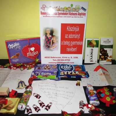 Érkeznek a „cipősdoboznyi szeretet” ajándékai és a csokoládék 2018 - alapítvány, adó 1%, támogatás
