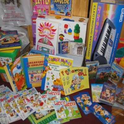 Játékok, adományok - adó, 1%, alapítvány, támogatás