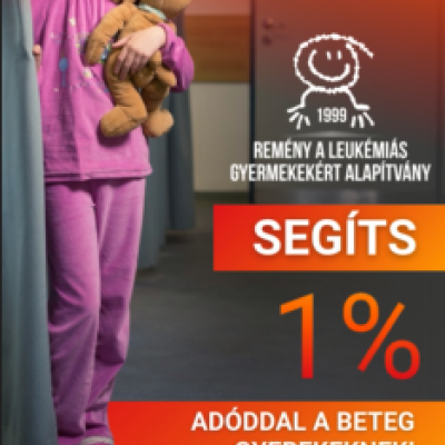 UnivAdvert Kft. által 1% kampány - hirdetési lehetőséget nyert a Remény Alapítvány - alapítvány, adó 1%, támogatás