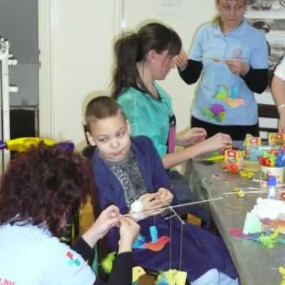 Kézműves foglalkozást tartottunk ismét - adó, 1%, alapítvány, támogatás