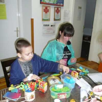 Kézműves foglalkozást tartottunk ismét - adó, 1%, alapítvány, támogatás