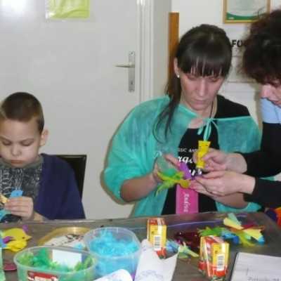 Kézműves foglalkozást tartottunk ismét - adó, 1%, alapítvány, támogatás