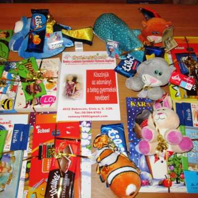 Érkeznek a „cipősdoboznyi szeretet” ajándékai és a csokoládék 2017 - alapítvány, adó 1%, támogatás