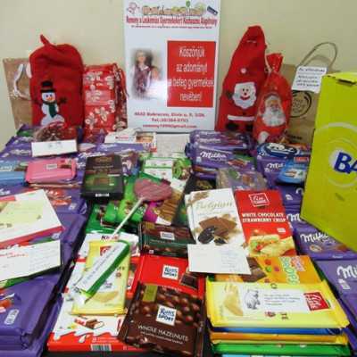 Érkeznek a „cipősdoboznyi szeretet” ajándékai és a csokoládék 2019 december - alapítvány, adó 1%, támogatás