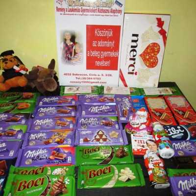 Érkeznek a „cipősdoboznyi szeretet” ajándékai és a csokoládék 2018 - alapítvány, adó 1%, támogatás
