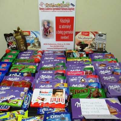 Érkeznek a „cipősdoboznyi szeretet” ajándékai és a csokoládék 2019 december - alapítvány, adó 1%, támogatás