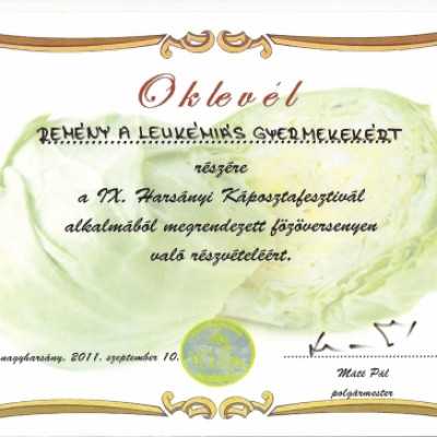 körösnagyharsányi Káposztafesztivál - adó, 1%, alapítvány, támogatás