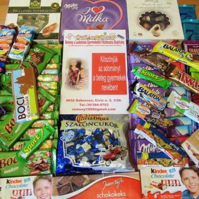 Érkeznek a „cipősdoboznyi szeretet” ajándékai és a csokoládék 2017 - alapítvány, adó 1%, támogatás