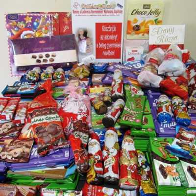 Érkeznek a „cipősdoboznyi szeretet” ajándékai és a csokoládék 2019 december - alapítvány, adó 1%, támogatás