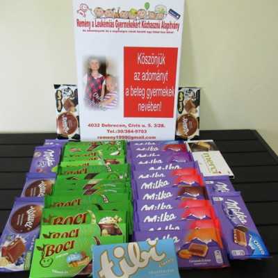 Érkeznek a „cipősdoboznyi szeretet” ajándékai és a csokoládék - alapítvány, adó 1%, támogatás
