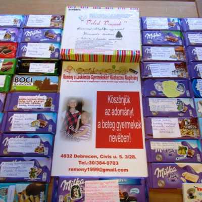Érkeznek a „cipősdoboznyi szeretet” ajándékai és a csokoládék 2017 - alapítvány, adó 1%, támogatás
