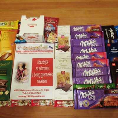 Érkeznek a „cipősdoboznyi szeretet” ajándékai és a csokoládék 2017 - alapítvány, adó 1%, támogatás