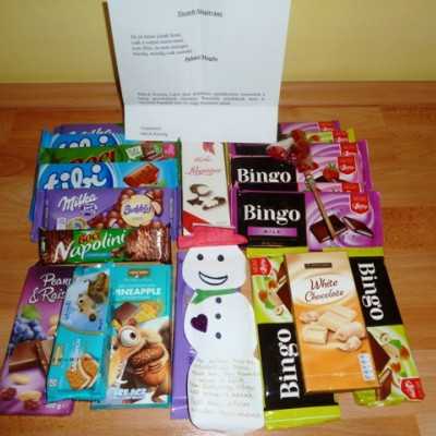 Érkeznek a „cipősdoboznyi szeretet” ajándékai és a csokoládék 2016 - alapítvány, adó 1%, támogatás