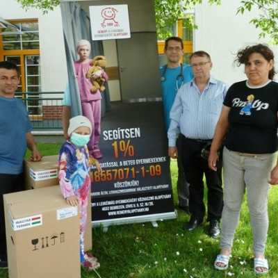 Minden mosógépet és centrifugát átadtunk - alapítvány, adó 1%, támogatás