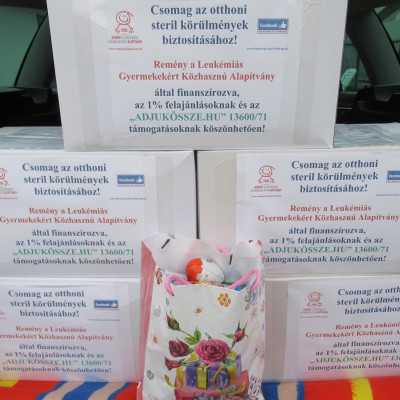 Miskolcon kezelt gyermekekhez érkezett a húsvéti csokoládé - alapítvány, adó 1%, támogatás