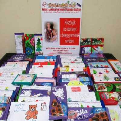 Érkeznek a „cipősdoboznyi szeretet” ajándékai és a csokoládék 2019 december - alapítvány, adó 1%, támogatás