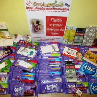 Érkeznek a „cipősdoboznyi szeretet” ajándékai és a csokoládék 2017 - alapítvány, adó 1%, támogatás