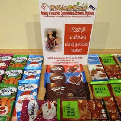 Érkeznek a „cipősdoboznyi szeretet” ajándékai és a csokoládék - alapítvány, adó 1%, támogatás