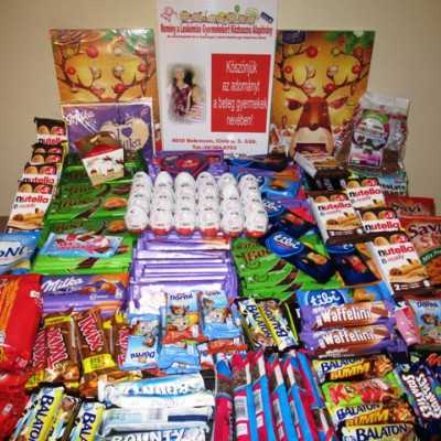 Érkeznek a „cipősdoboznyi szeretet” ajándékai és a csokoládék - alapítvány, adó 1%, támogatás