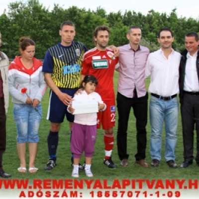 Nemes célt szolgált az Ibrányban rendezett mérkõzés! - adó, 1%, alapítvány, támogatás