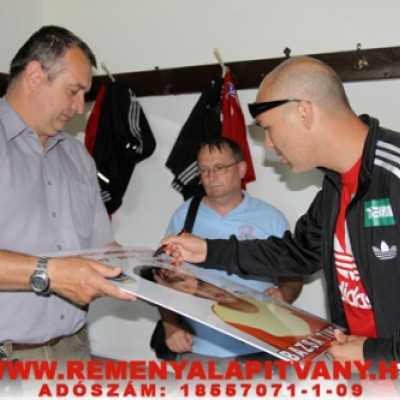 Nemes célt szolgált az Ibrányban rendezett mérkõzés! - adó, 1%, alapítvány, támogatás