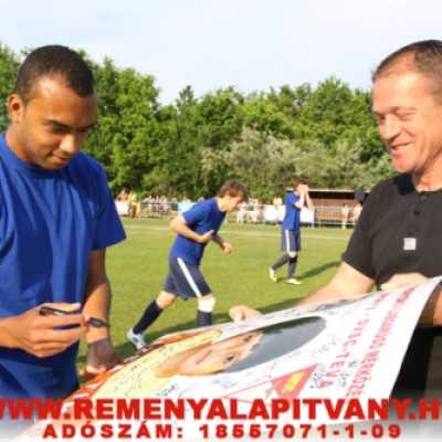 Nemes célt szolgált az Ibrányban rendezett mérkõzés! - adó, 1%, alapítvány, támogatás