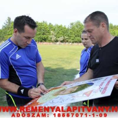 Nemes célt szolgált az Ibrányban rendezett mérkõzés! - adó, 1%, alapítvány, támogatás