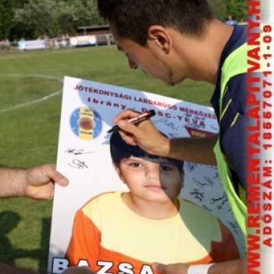 Nemes célt szolgált az Ibrányban rendezett mérkõzés! - adó, 1%, alapítvány, támogatás