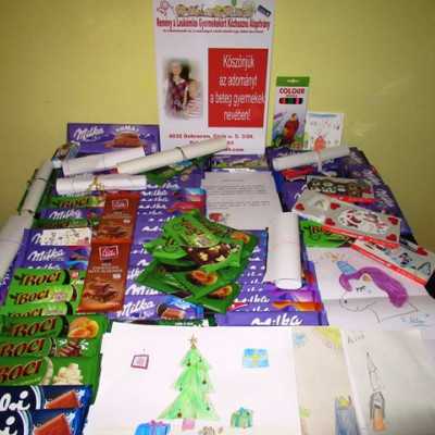 Érkeznek a „cipősdoboznyi szeretet” ajándékai és a csokoládék 2018 - alapítvány, adó 1%, támogatás