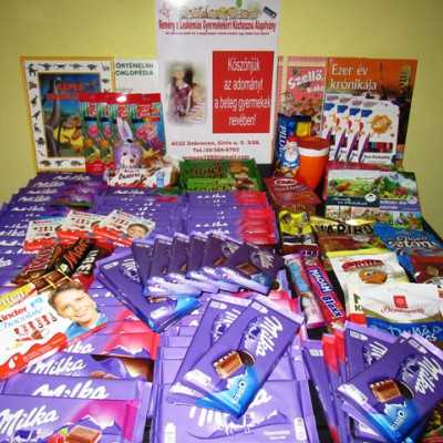 Érkeznek a „cipősdoboznyi szeretet” ajándékai és a csokoládék 2018 - alapítvány, adó 1%, támogatás