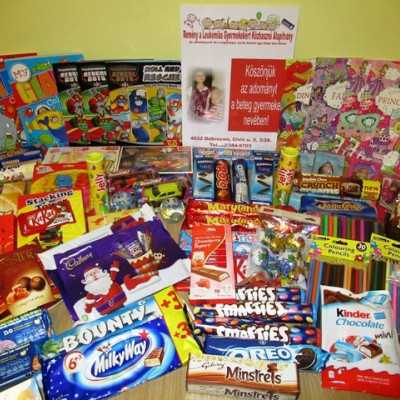 Érkeznek a „cipősdoboznyi szeretet” ajándékai és a csokoládék 2017 - alapítvány, adó 1%, támogatás