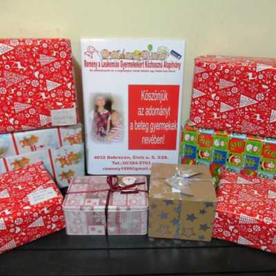 Érkeznek a „cipősdoboznyi szeretet” ajándékai és a csokoládék 2019 december - alapítvány, adó 1%, támogatás