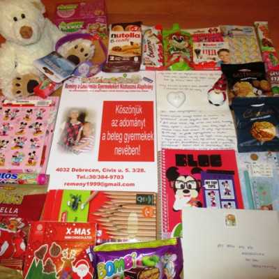 Érkeznek a „cipősdoboznyi szeretet” ajándékai és a csokoládék 2017 - alapítvány, adó 1%, támogatás