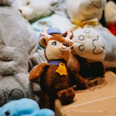 Plüssadomány érkezett a DEAC Kosárlabdacsapatától! - alapítvány, adó 1%, támogatás