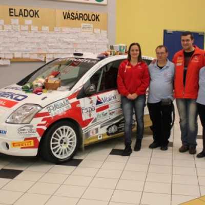 Rally autóba gyűjtjük az adományt! - adó, 1%, alapítvány, támogatás