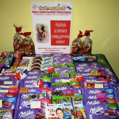 Érkeznek a „cipősdoboznyi szeretet” ajándékai és a csokoládék 2018 - alapítvány, adó 1%, támogatás